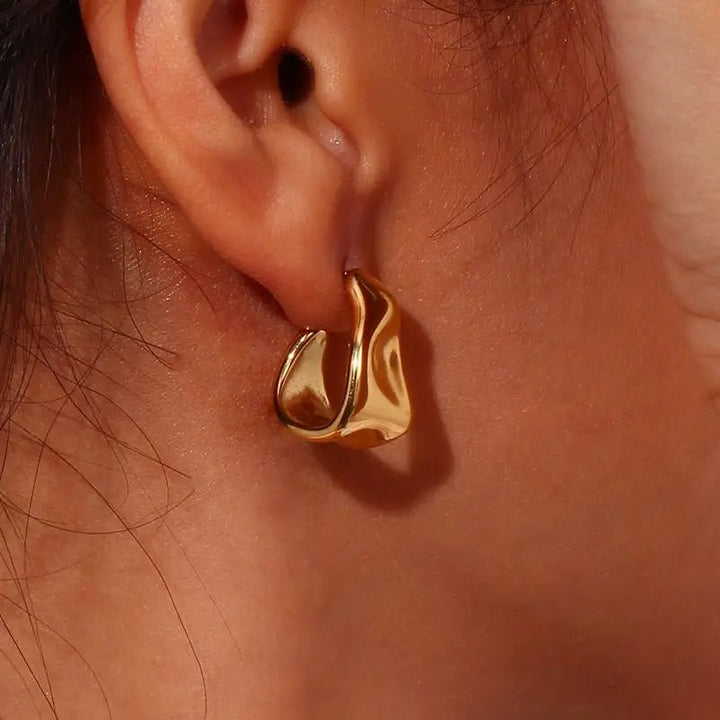 Σκουλαρίκια 18k Χρυσά Zara