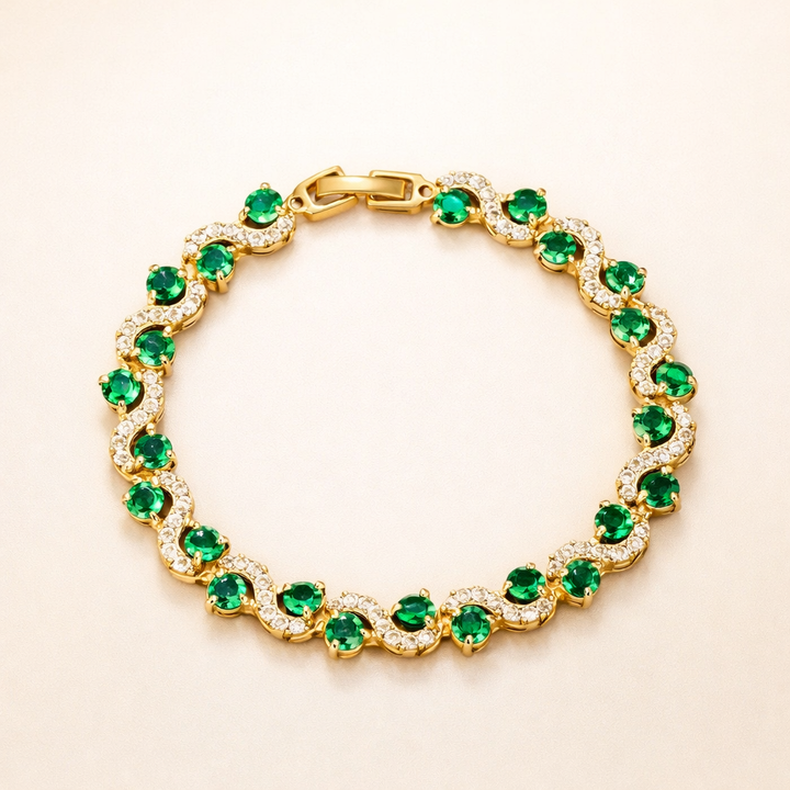 Εκλεπτυσμένο βραχιόλι χρυσής αλυσίδας