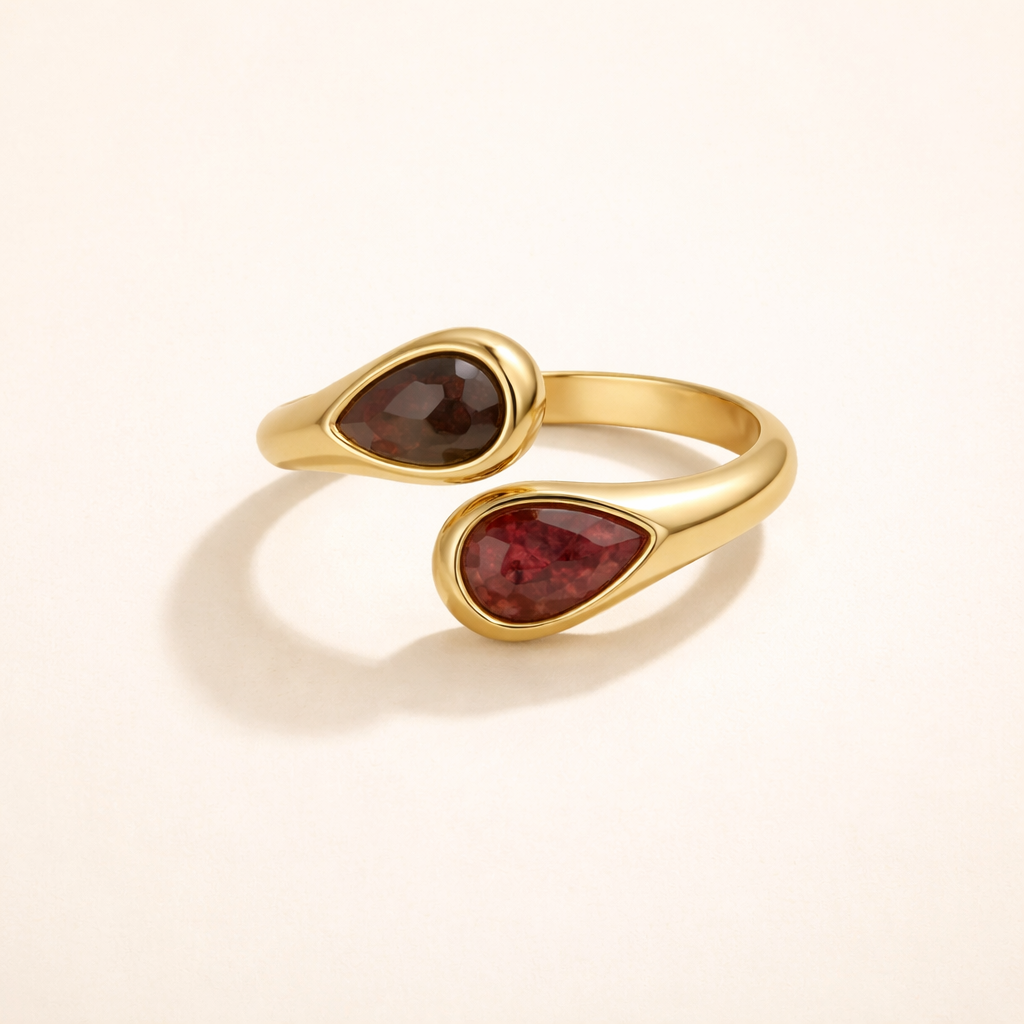 Χρυσές Σταγόνες Αμάρα Σκουλαρίκια