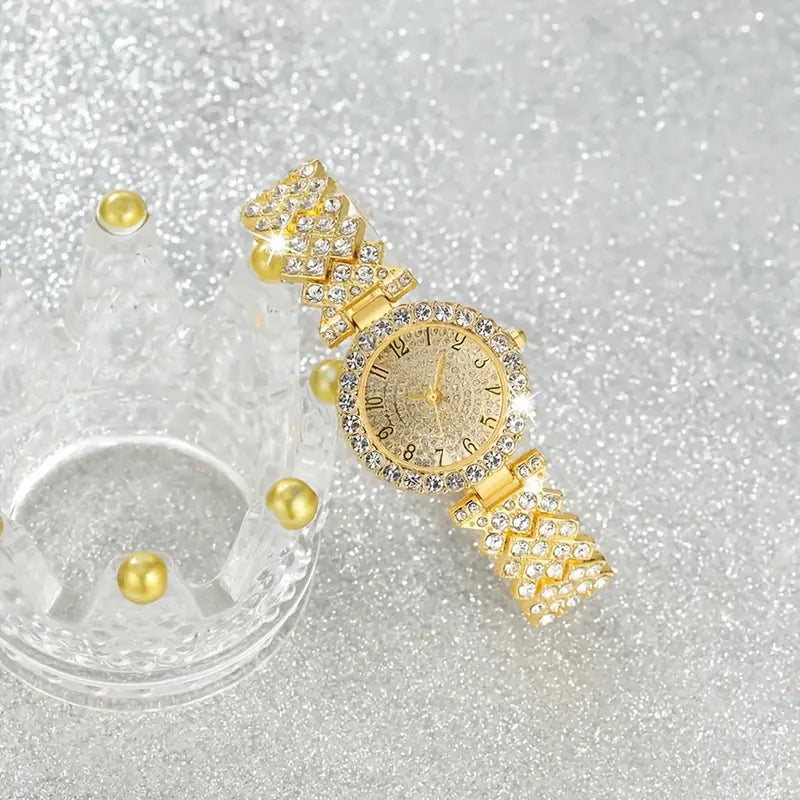 Σετ Ρολόι & Βραχιόλι Luxe Radiance Χρυσό