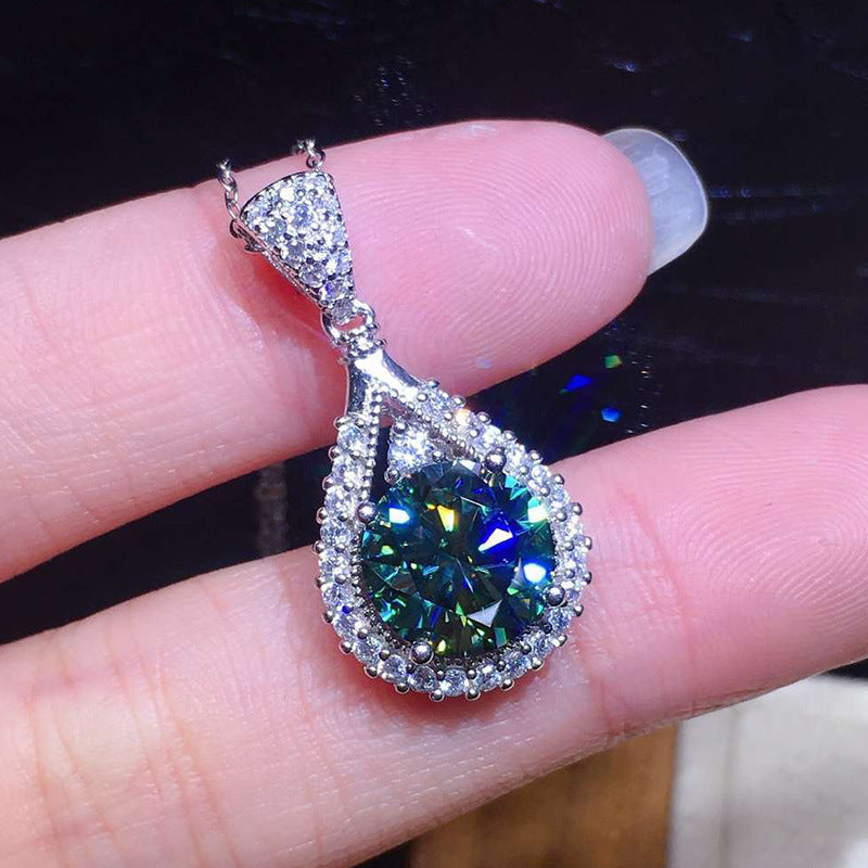 Εκλεπτυσμένη λευκή χρυσή αλυσίδα με κρεμαστό κρίκο