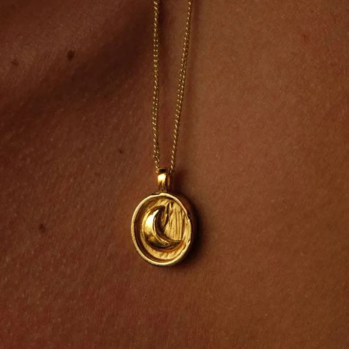 Κολιέ με Οβάλ Πε pendant Vintage Έμπνευση