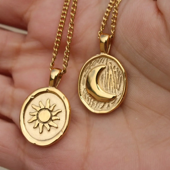 Κολιέ με Οβάλ Πε pendant Vintage Έμπνευση
