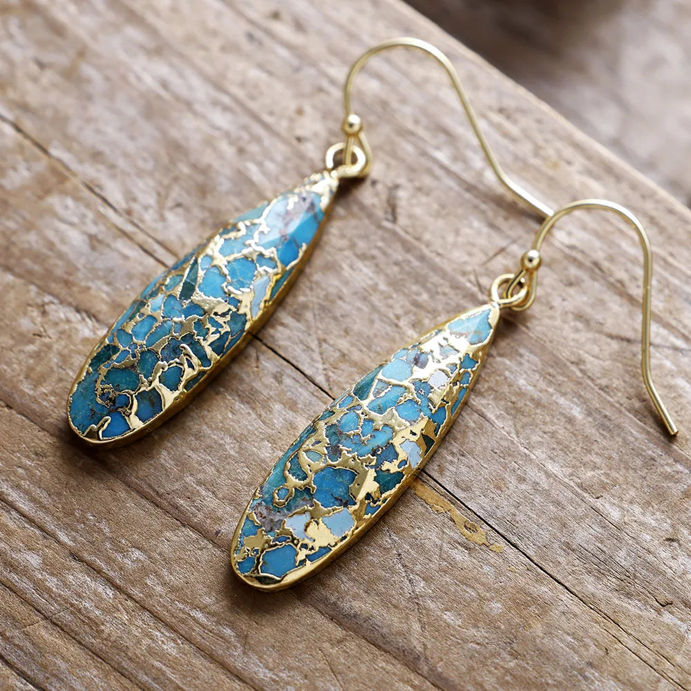 Σκουλαρίκια Gemstone Serenity Drop