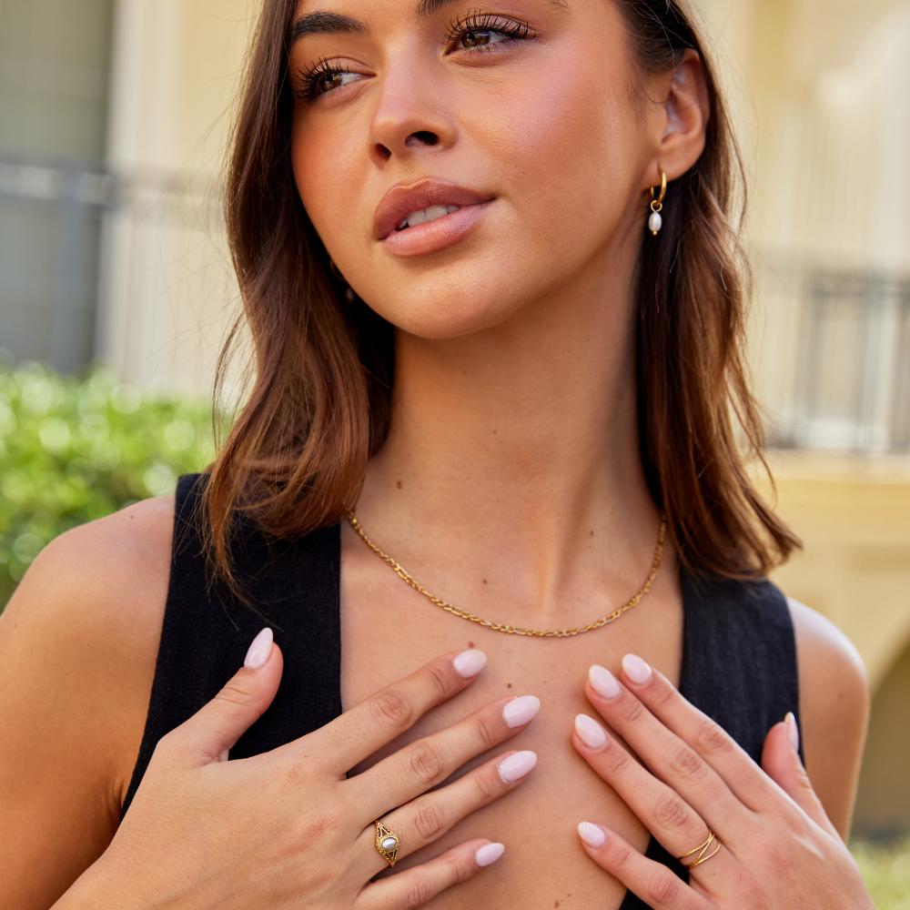 Vintage στυλ κομψό δαχτυλίδι