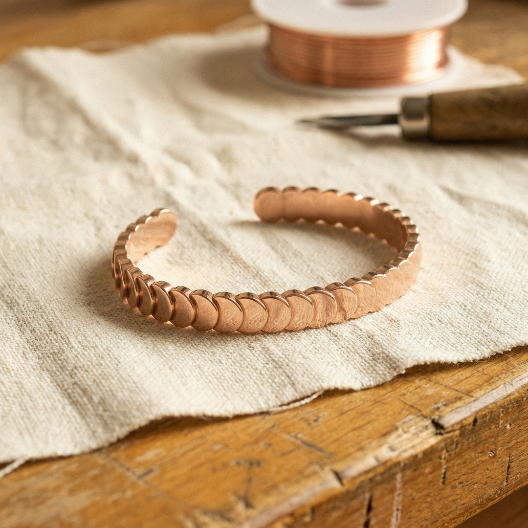 Aphroditi & Co  Βραχιόλι Tide Copper