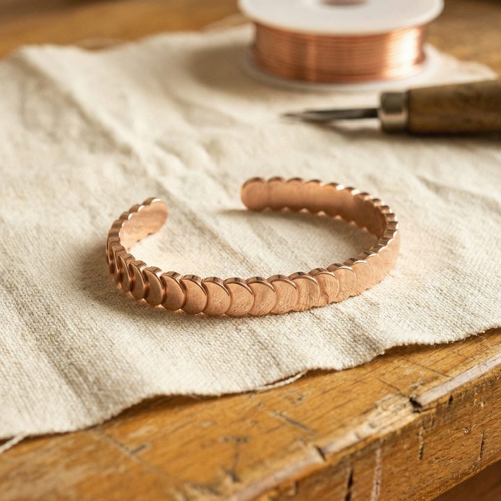 Aphroditi & Co  Βραχιόλι Tide Copper