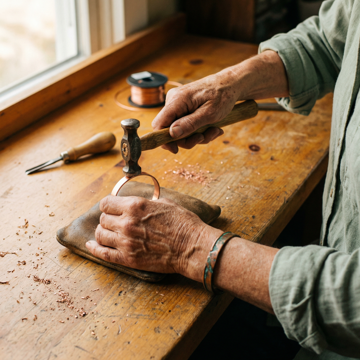 Βραχιόλι από Χαλκό Aphroditi & Co