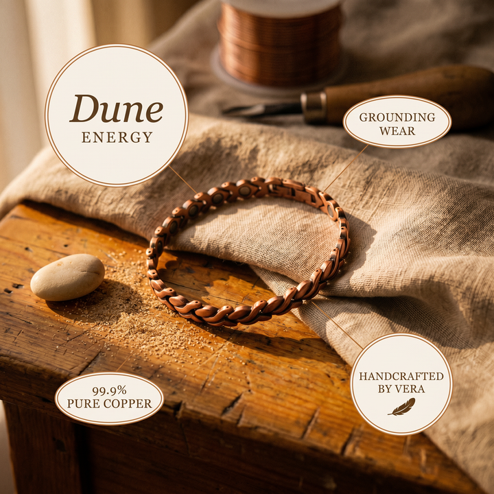 Aphroditi & Co  Βραχιόλι Dune Copper