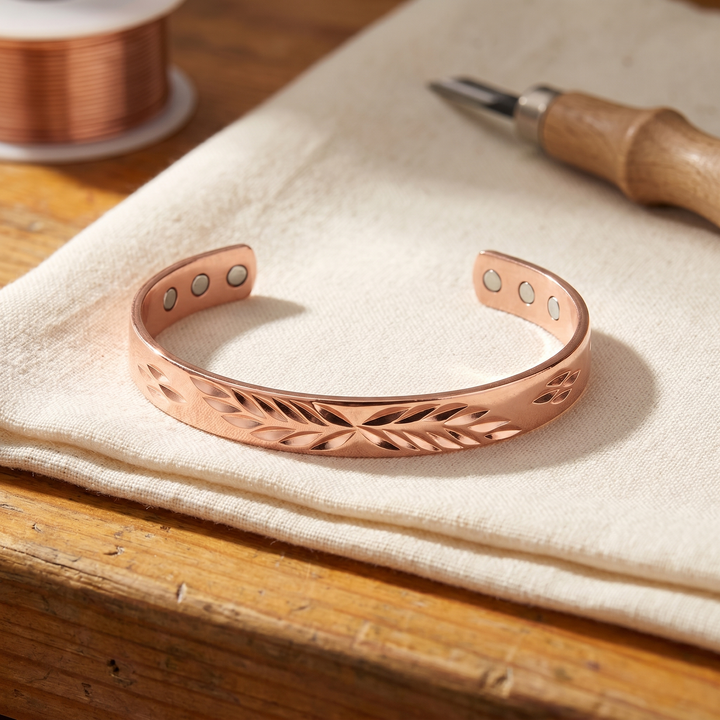 Βραχιόλι Moon Copper της Aphroditi & Co