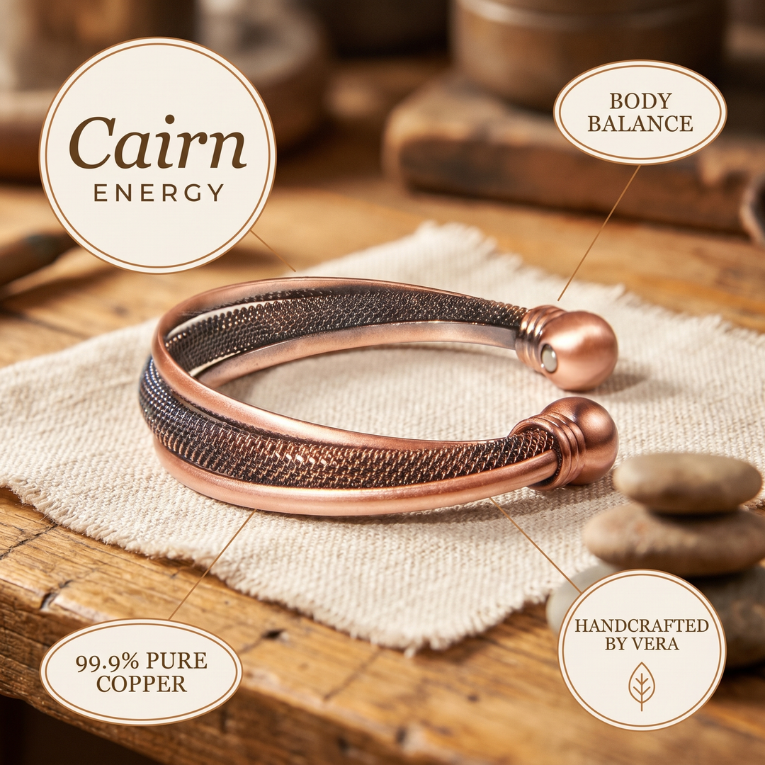Aphroditi & Co  Βραχιόλι Cairn από χαλκό