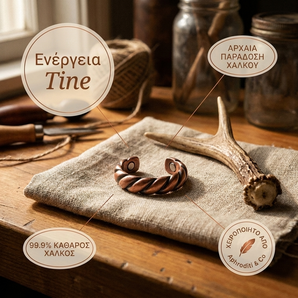 Δαχτυλίδι από μπρούντζο Aphroditi & Co