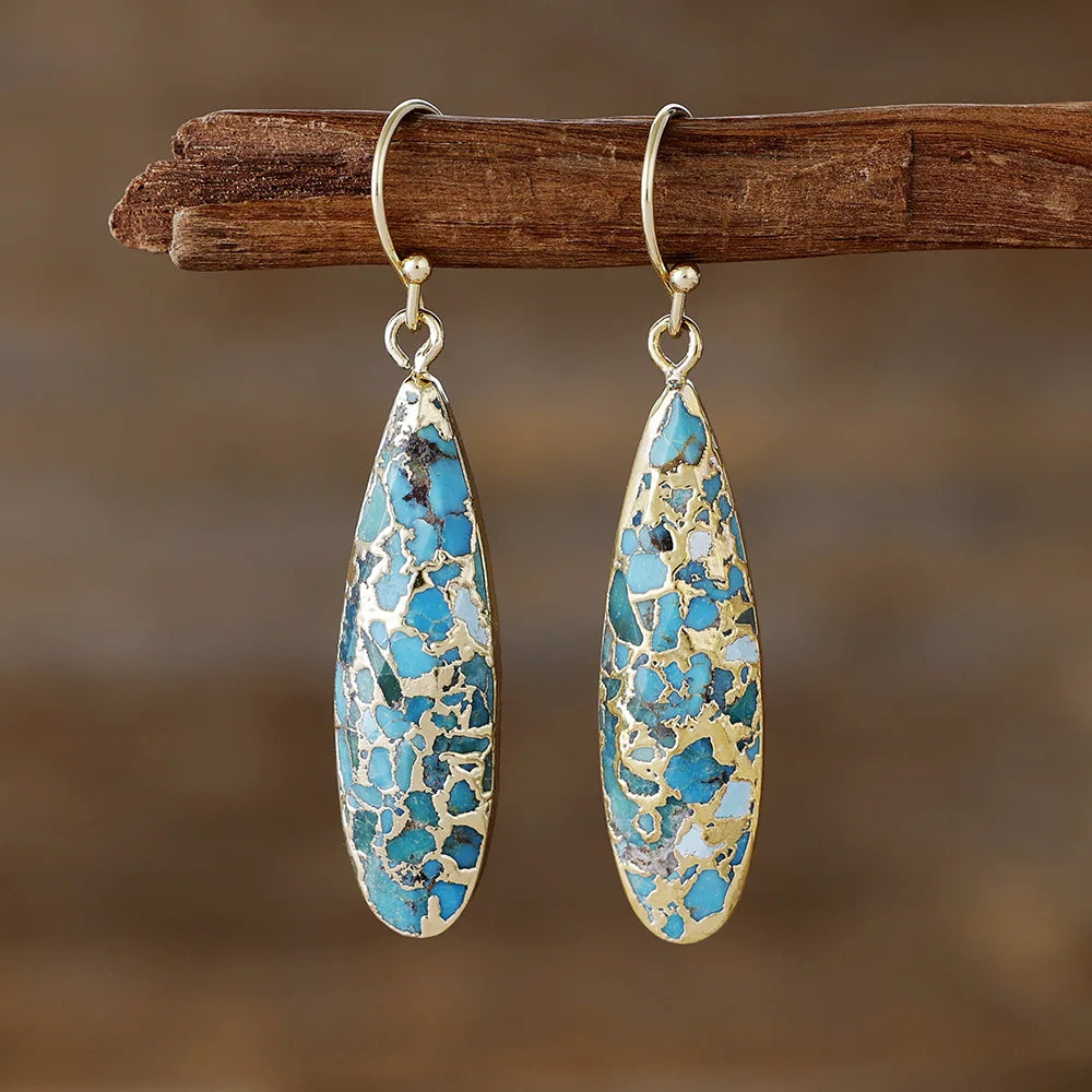 Σκουλαρίκια Gemstone Serenity Drop